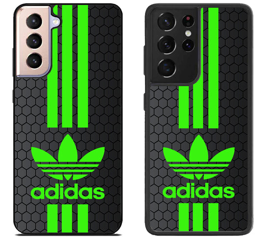 Adidas Green Stripe Samsung Galaxy S21 | S21 FE | S21+ | S21 Ultra Case