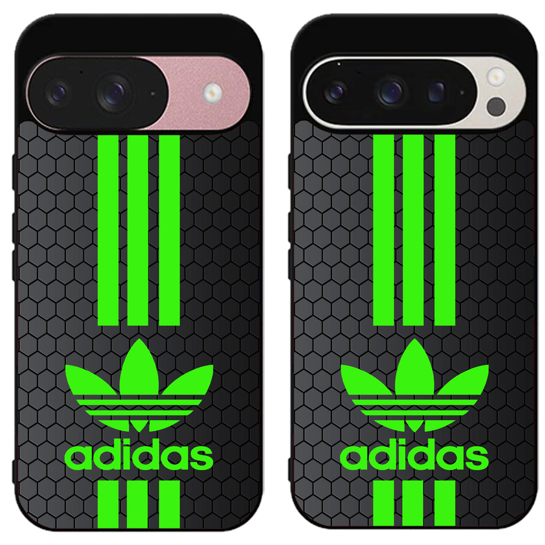 Adidas Green Stripe Google Pixel 9 | 9 Pro | 9 Pro XL Case