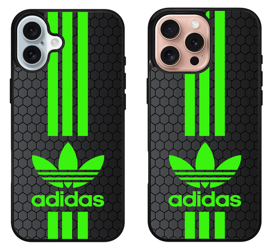 Adidas Green Stripe iPhone 16 | 16 Plus | 16 Pro | 16 Pro Max Case