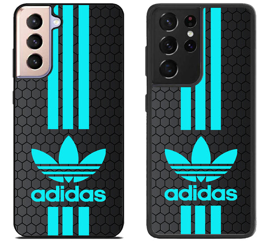 Adidas Mint Stripe Samsung Galaxy S21 | S21 FE | S21+ | S21 Ultra Case