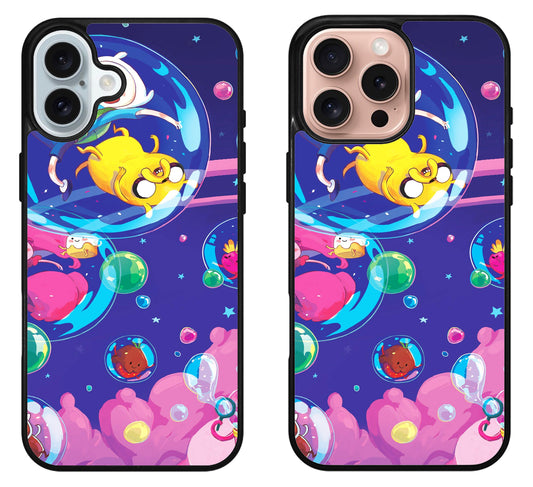 Adventure time Background iPhone 16 | 16 Plus | 16 Pro | 16 Pro Max Case