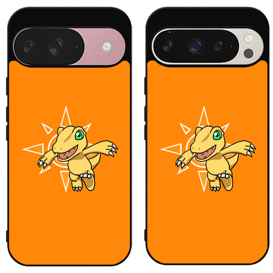 Agumon Digimon Cover Google Pixel 9 | 9 Pro | 9 Pro XL Case