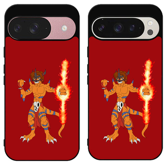 Agumon MetalGreymon Digimon Google Pixel 9 | 9 Pro | 9 Pro XL Case