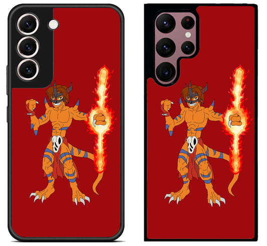 Agumon Metal Greymon Digimon Samsung S22 | S22+ | S22 Ultra Case