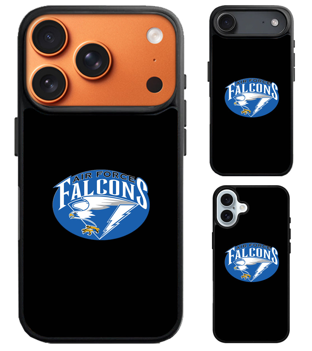 Air Force Falcons Black iPhone Air | iPhone 17 | 17 Pro | 17 Pro Max Case