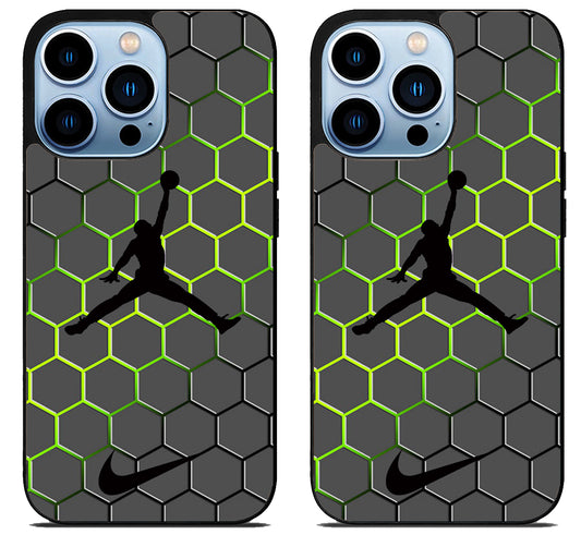 Air Jordan Black Hexagon iPhone 15 Pro | iPhone 15 Pro Max Case