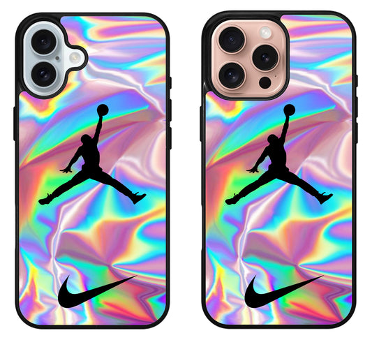 Air Jordan Holographic iPhone 16 | 16 Plus | 16 Pro | 16 Pro Max Case