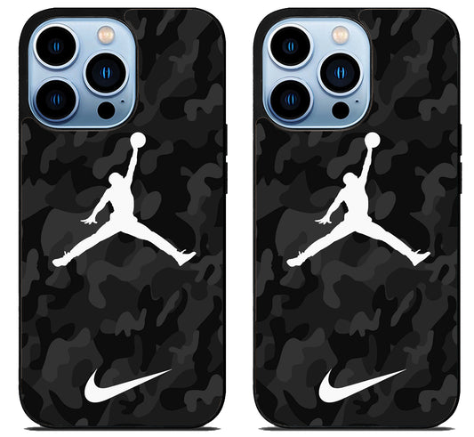 Air Jordan Jump Black Camo iPhone 15 Pro | iPhone 15 Pro Max Case