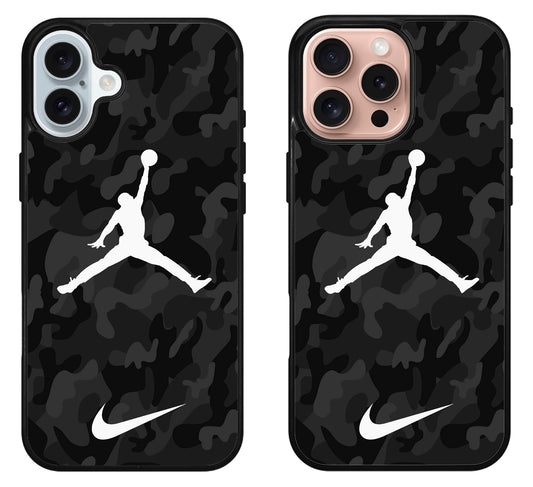 Air Jordan Jump Black Camo iPhone 16 | 16 Plus | 16 Pro | 16 Pro Max Case