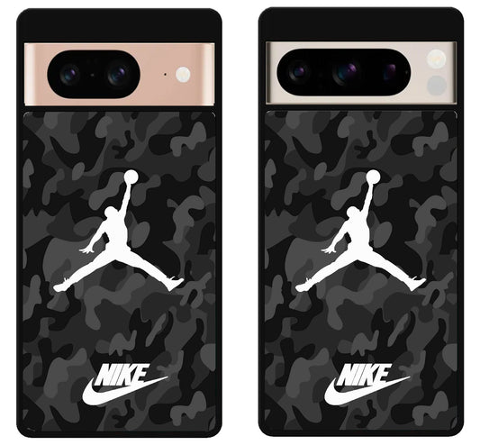 Air Jordan Nike Black Camo Google Pixel 8 | 8 Pro Case