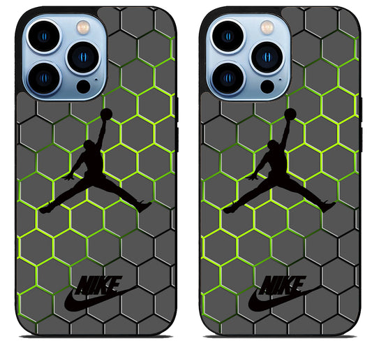 Air Jordan Nike Black Hexagon iPhone 15 Pro | iPhone 15 Pro Max Case