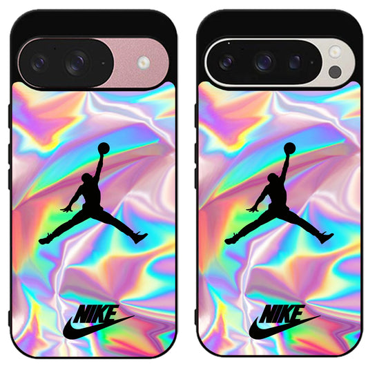 Air Jordan Nike Holographic Google Pixel 9 | 9 Pro | 9 Pro XL Case