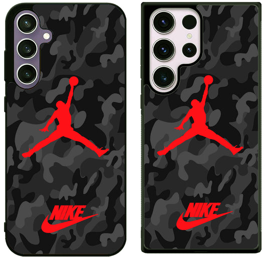 Air Jordan Nike Red camo Samsung Galaxy S25 | S25+ | S25 Ultra Case
