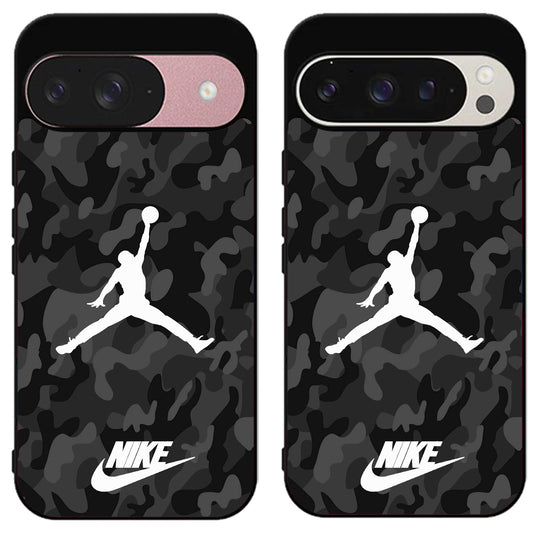 Air Jordan Nike white Camo Google Pixel 9 | 9 Pro | 9 Pro XL Case