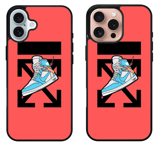 Air Jordan Off White Cover iPhone 16 | 16 Plus | 16 Pro | 16 Pro Max Case