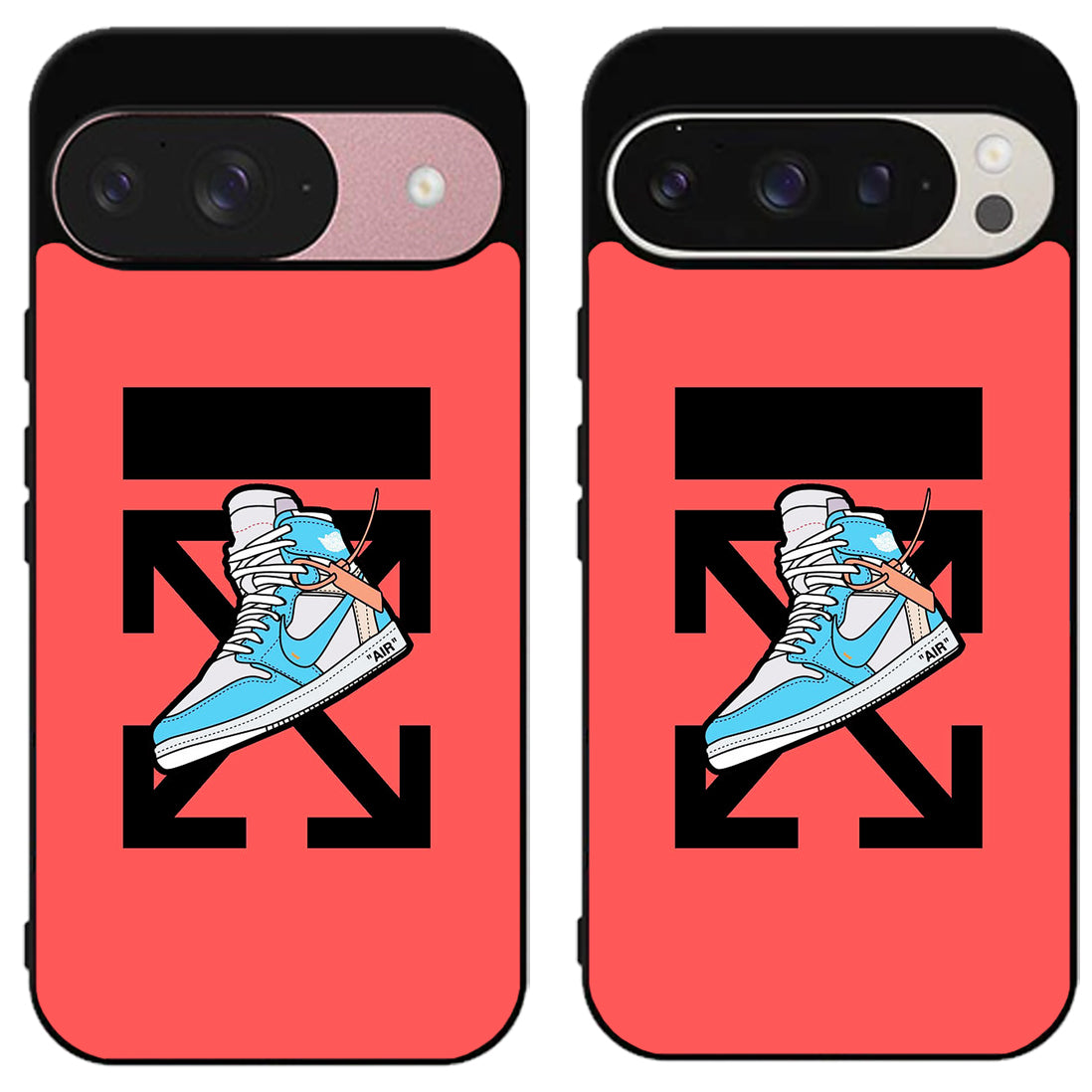 Air Jordan Off White Cover Google Pixel 9 | 9 Pro | 9 Pro XL Case