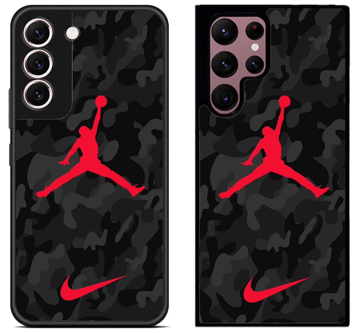 Air Jordan Red Black Camo Samsung S22 | S22+ | S22 Ultra Case