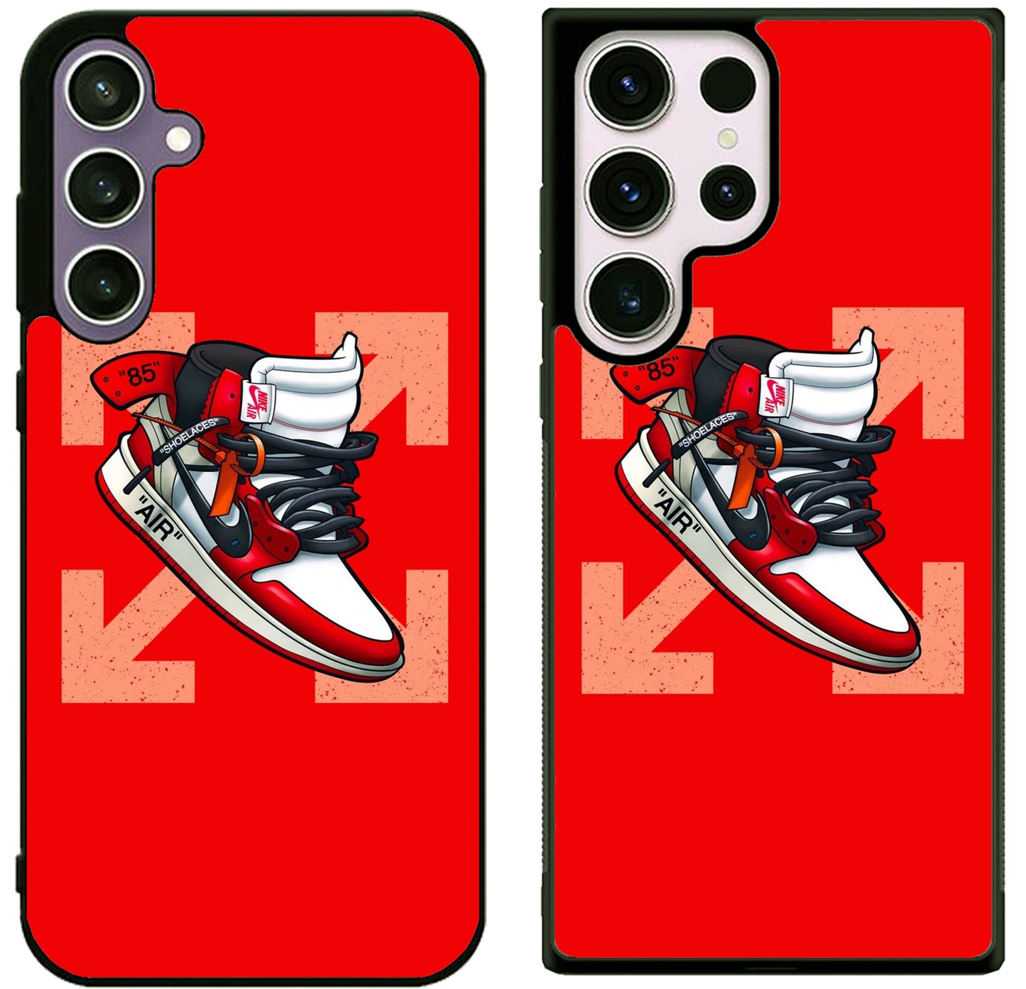 Air Jordan Red Off White Samsung Galaxy S25 | S25+ | S25 Ultra Case