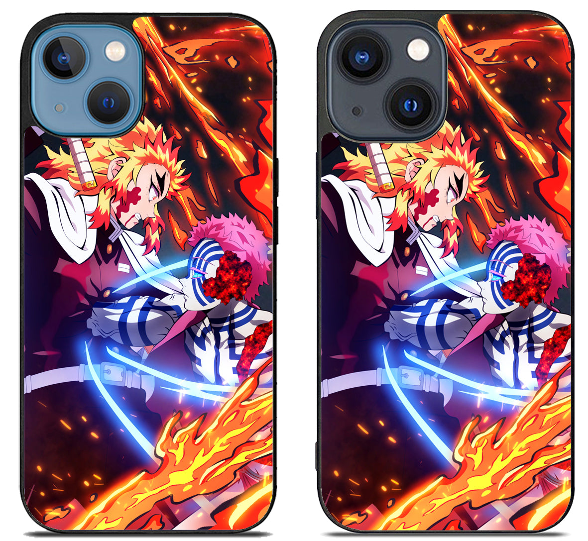 Akaza Vs Rengoku Demon Slayer iPhone 15 | iPhone 15 Plus Case