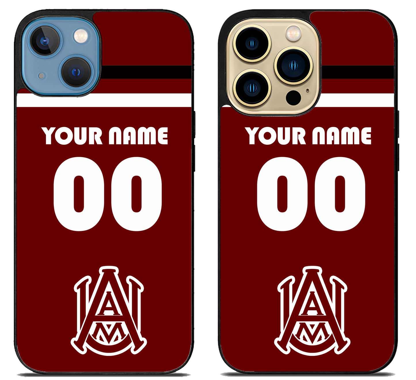 Custom Personalized Alabama A&M Bulldogs iPhone 14 | 14 Plus | 14 Pro | 14 Pro Max Case