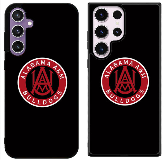 Alabama A&M Bulldogs Black Samsung Galaxy S24 | S24+ | S24 Ultra Case