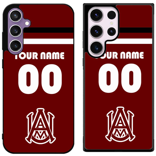 Custom Personalized Alabama A&M Bulldogs Samsung Galaxy S24 | S24+ | S24 Ultra Case