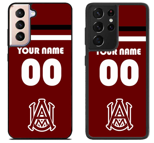 Custom Personalized Alabama A&M Bulldogs Samsung Galaxy S21 | S21 FE | S21+ | S21 Ultra Case