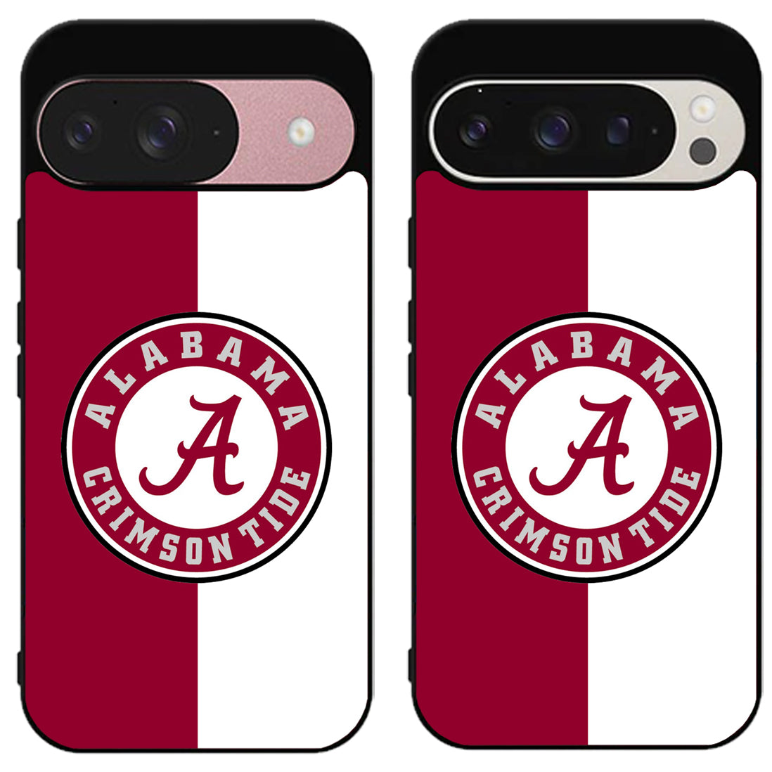 Alabama Crimson Tide Stripe Google Pixel 9 | 9 Pro | 9 Pro XL Case