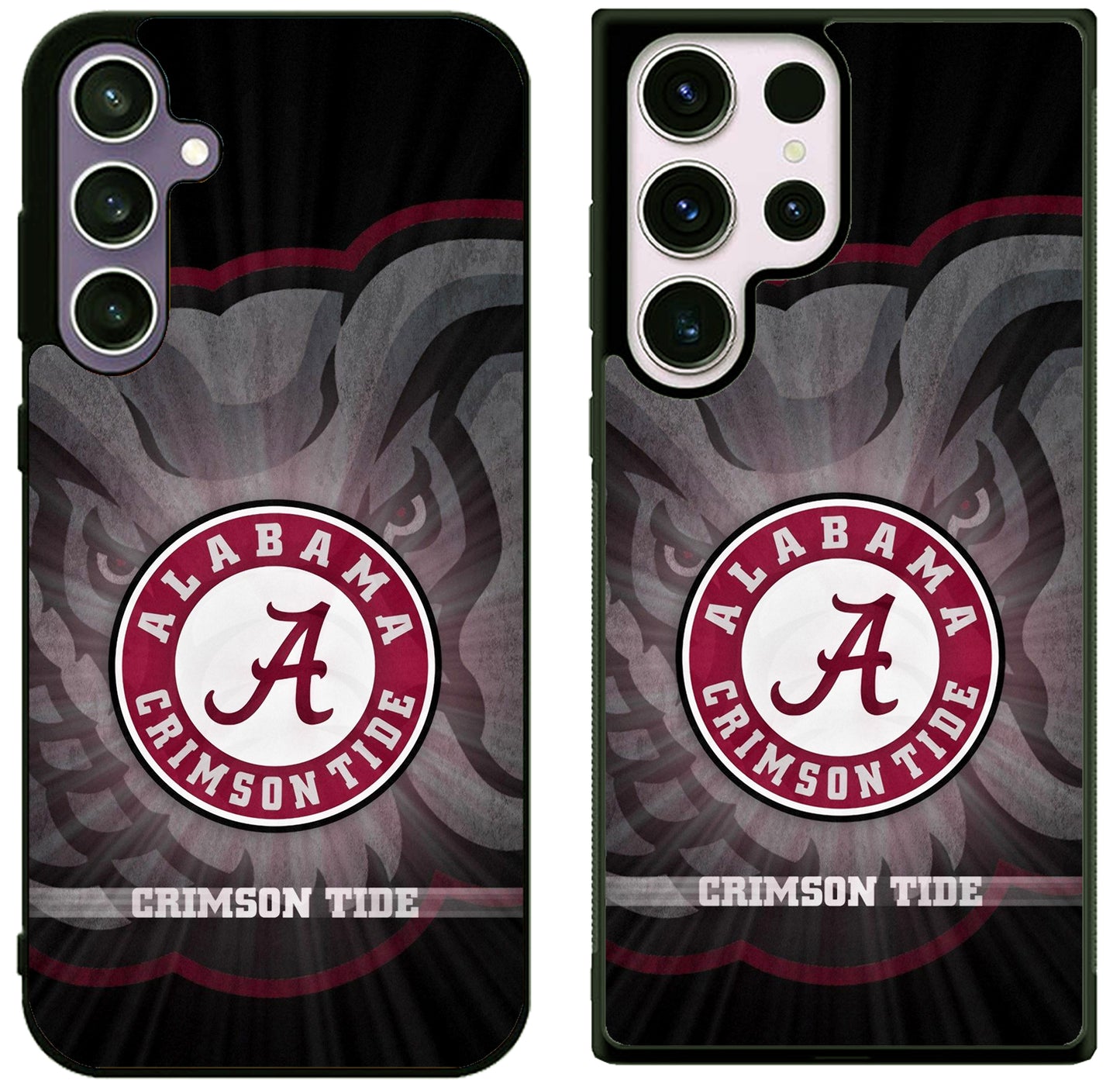 Alabama Crimson Tide Background Samsung Galaxy S25 | S25+ | S25 Ultra Case