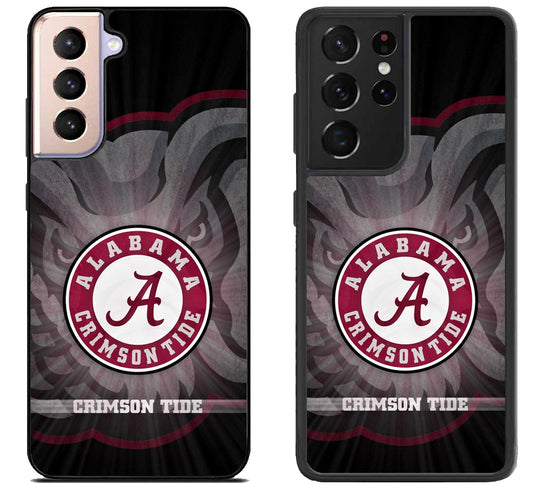 Alabama Crimson Tide Background Samsung Galaxy S21 | S21 FE | S21+ | S21 Ultra Case