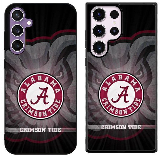 Alabama Crimson Tide Background Samsung Galaxy S24 | S24+ | S24 Ultra Case