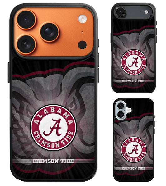 Alabama Crimson Tide Background iPhone Air | iPhone 17 | 17 Pro | 17 Pro Max Case