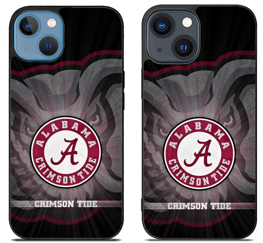 Alabama Crimson Tide Background iPhone 15 | iPhone 15 Plus Case