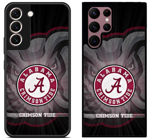 Alabama Crimson Tide Background Samsung S22 | S22+ | S22 Ultra Case