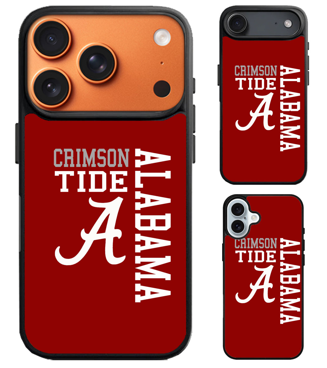 Alabama Crimson Tide Logo Red iPhone Air | iPhone 17 | 17 Pro | 17 Pro Max Case