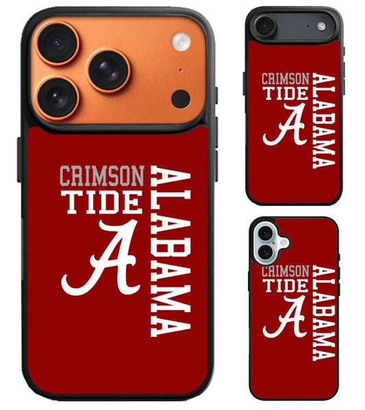 Alabama Crimson Tide Logo Red iPhone Air | iPhone 17 | 17 Pro | 17 Pro Max Case