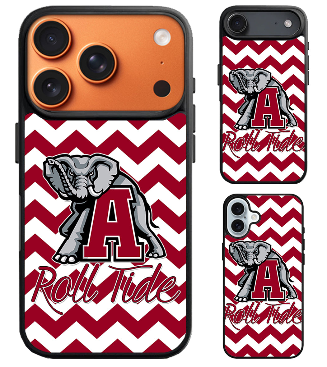 Alabama Crimson Tide Roll Tide iPhone Air | iPhone 17 | 17 Pro | 17 Pro Max Case