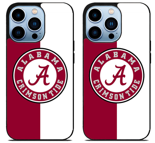 Alabama Crimson Tide Stripe iPhone 15 Pro | iPhone 15 Pro Max Case