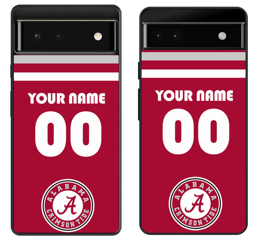 Custom Personalized Alabama Crimson Tide Google Pixel 6 | 6A | 6 Pro Case