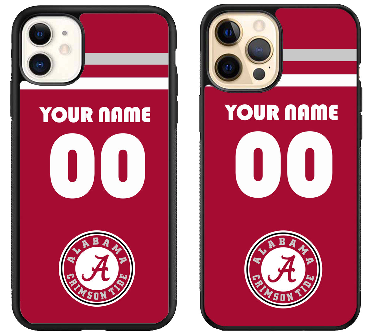 Custom Personalized Alabama Crimson Tide iPhone 12 | 12 Mini | 12 Pro | 12 Pro Max Case