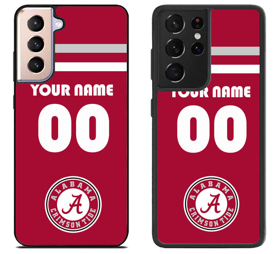 Custom Personalized Alabama Crimson Tide Samsung Galaxy S21 | S21 FE | S21+ | S21 Ultra Case