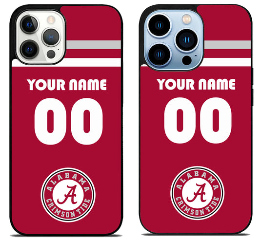 Custom Personalized Alabama Crimson Tide iPhone 15 Pro | iPhone 15 Pro Max Case