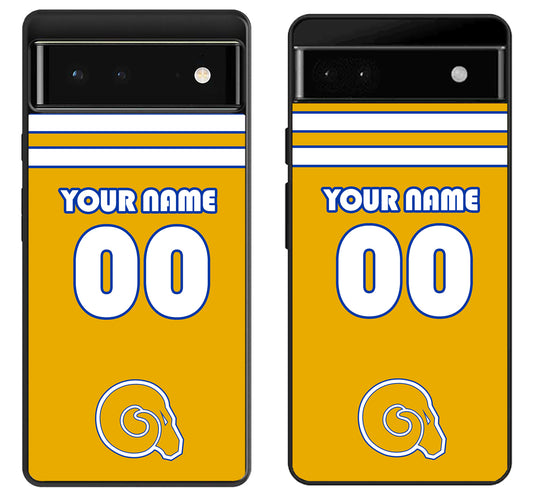 Custom Personalized Albany State University Golden Rams Google Pixel 6 | 6A | 6 Pro Case