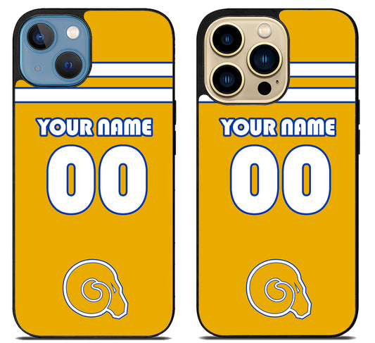 Custom Personalized Albany State University Golden Rams iPhone 14 | 14 Plus | 14 Pro | 14 Pro Max Case