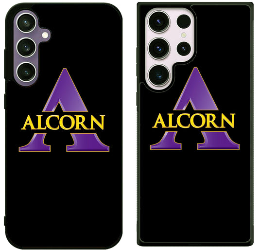 Alcorn State Braves Black Samsung Galaxy S25 | S25+ | S25 Ultra Case