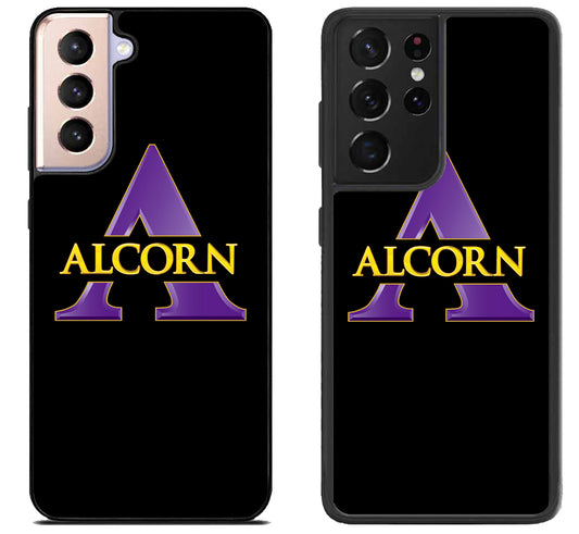Alcorn State Braves Black Samsung Galaxy S21 | S21 FE | S21+ | S21 Ultra Case