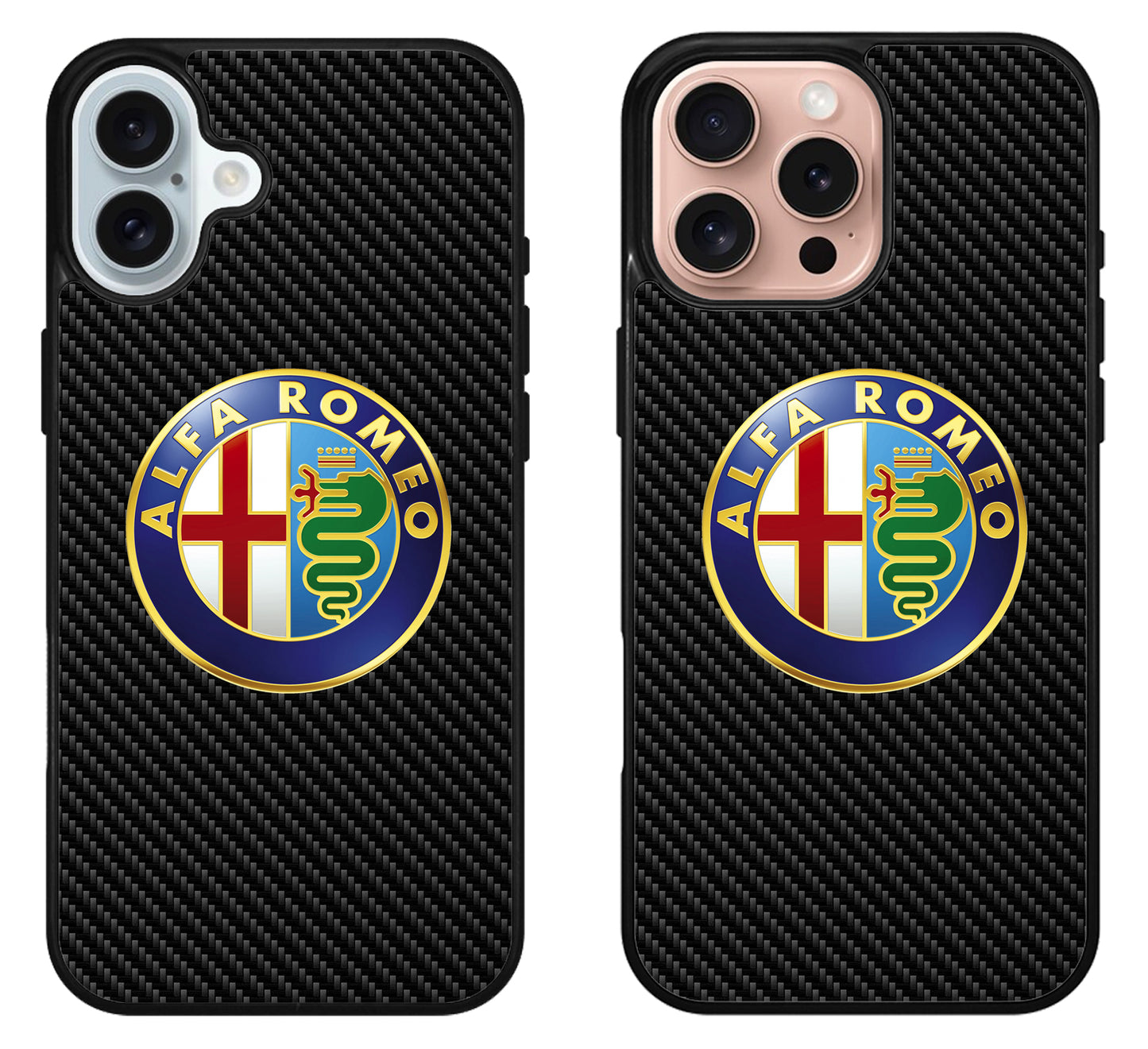 Alfa Romeo Carbon iPhone 16 | 16 Plus | 16 Pro | 16 Pro Max Case