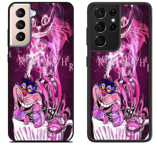 Alice Wonderland Cheshire Cat Samsung Galaxy S21 | S21 FE | S21+ | S21 Ultra Case