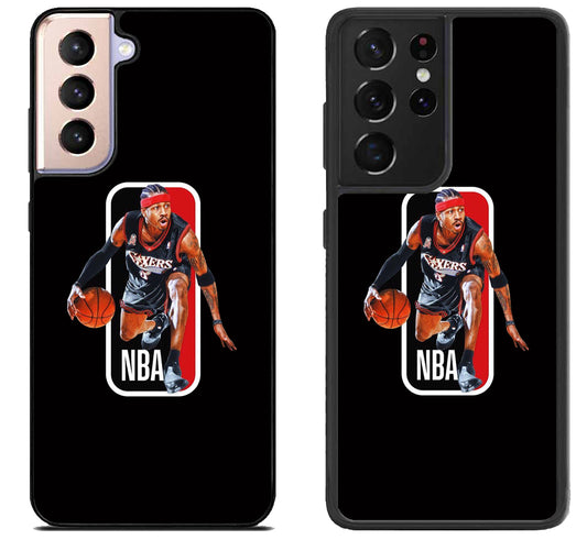 Allen Iverson Sixers NBA Samsung Galaxy S21 | S21 FE | S21+ | S21 Ultra Case