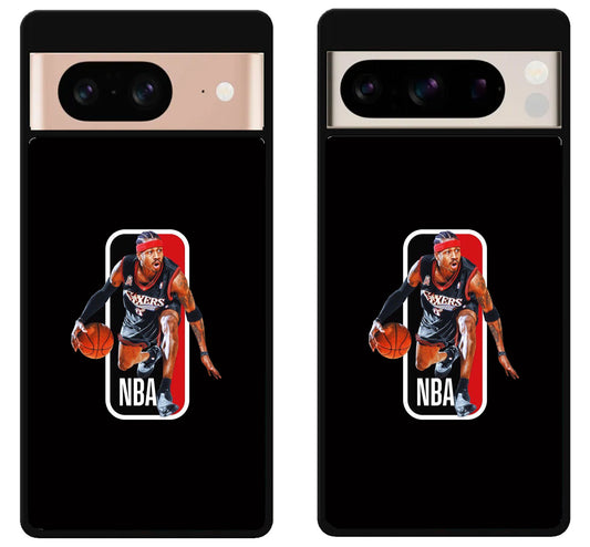Allen Iverson Sixers NBA Google Pixel 8 | 8 Pro Case